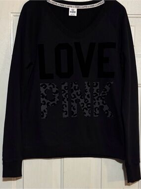 Victoria's Secret PINK sweatshirt with leopard print